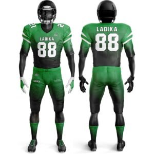 American Football Uniform – Green & Black