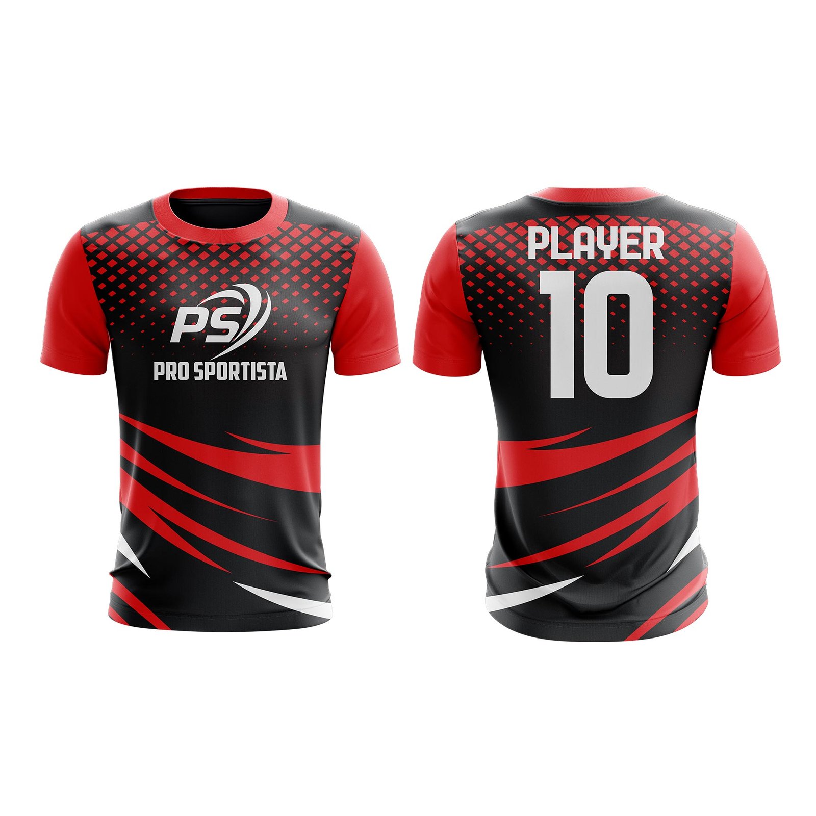 Red Pulse Speed Performance T-Shirt - Image 3