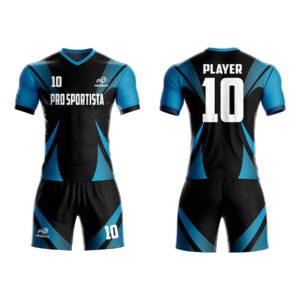 Teal & Black Dynamic Slash Volleyball Set