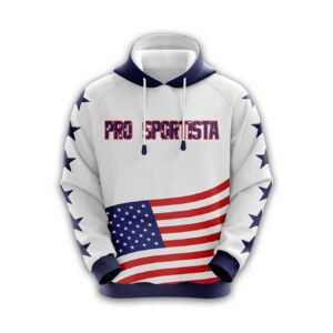 White House American Flag Hoodie