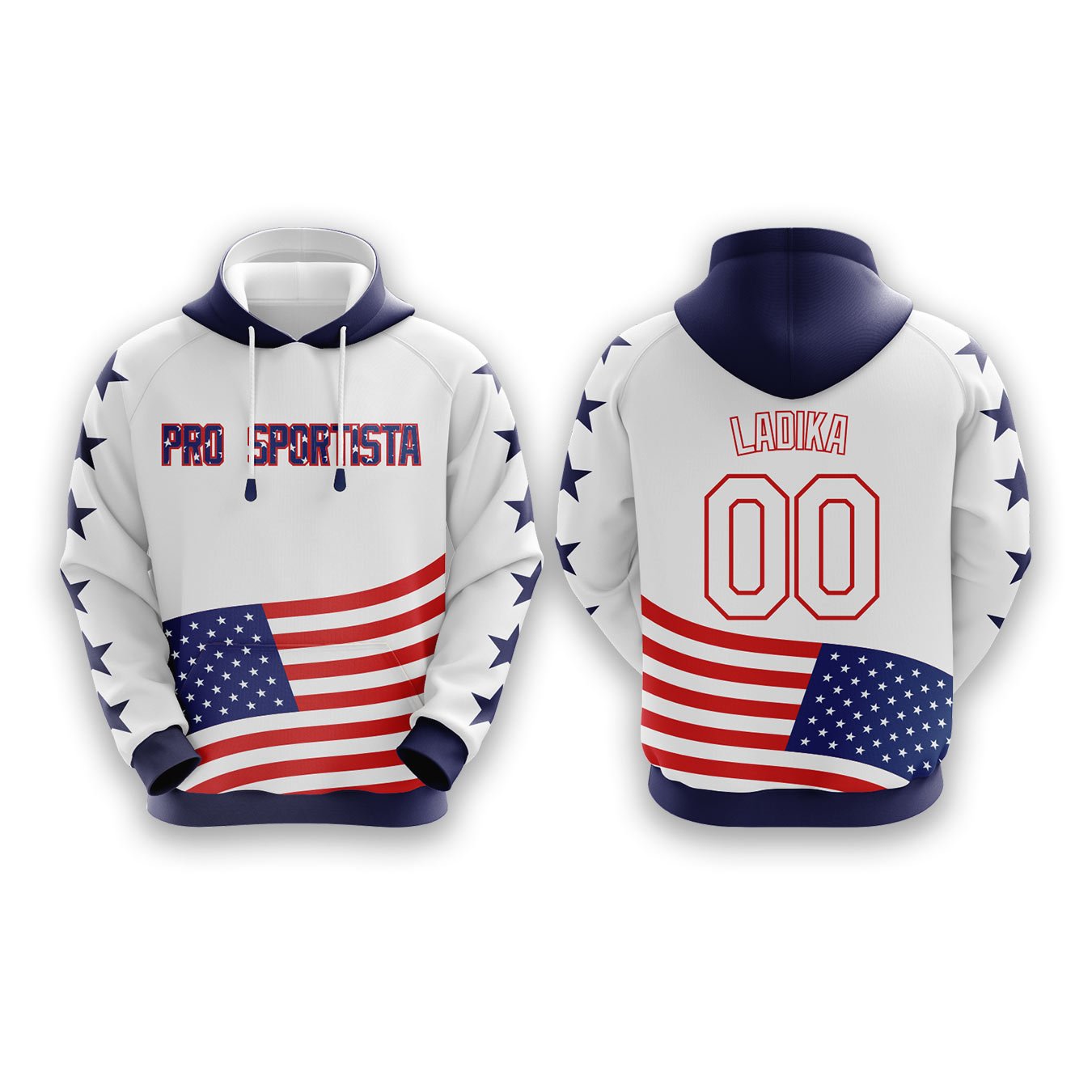 White House American Flag Hoodie - Image 3
