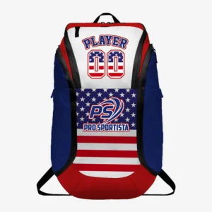 Custom Red, White & Blue “Stars & Stripes” Performance Athletic Backpack