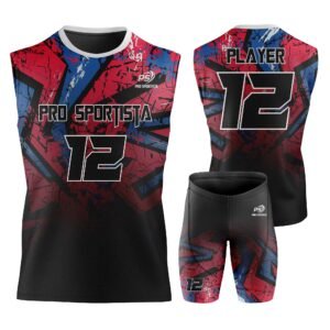 Red Flame Edition Flag Football Uniform – Pro Sportista Custom Set