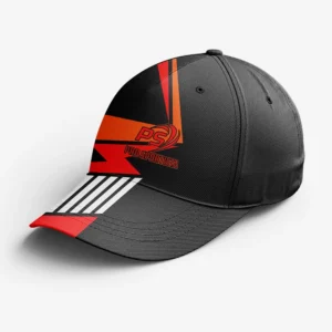 Custom Black & Orange “Velocity Strike” Performance Baseball Cap
