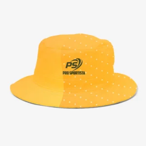 Custom Yellow “Solar Polka” Performance Bucket Hat