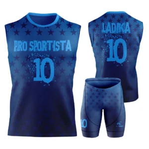 Custom Sleeveless Sports Jersey & Shorts Set – Personalized Team Uniform