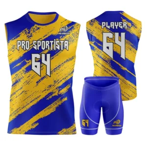 Customized Flag Football Uniform Set – Blue & Yellow